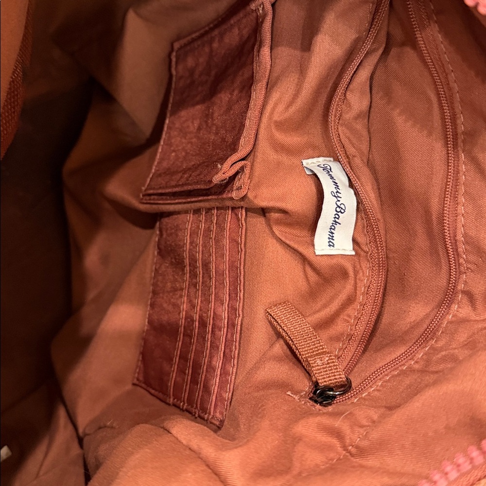 Tommy Bahama Dark Dusty Pink
Terracotta Convertible Backpack Laptop
Bag - Picture 10 of 12
